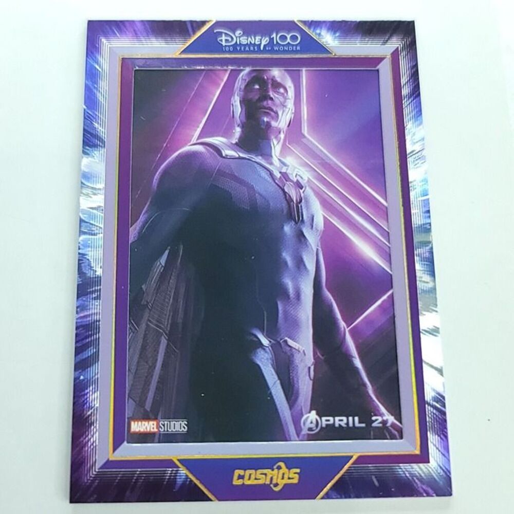 Vision Infinity War Kakawow Cosmos Disney 100 All Star Movie Poster 225/288